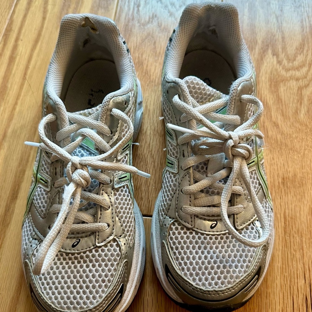 Asics Gel 1130 Green Running Shoes Size 6 - Picture 3 of 6